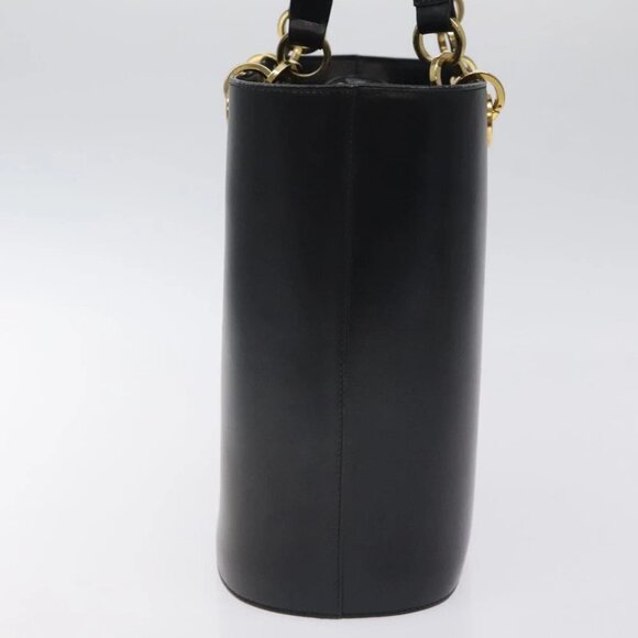 Salvatore Ferragamo Tote Bag Leather Black Gold - Picture 5 of 14